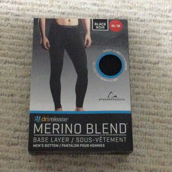 paradox drirelease men's bottom base layer